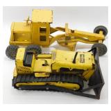 * 2 Antique Tonkas - Power Grader and Dozer