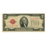 1928 G U.S. $2 Red Seal Legal Tender Note