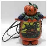 * Tiffany-Style Light-Up Pumpkin Lamp