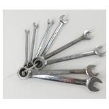8-pc GearWrench Combination Ratcheting Wrench Set