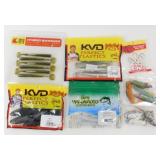 4 Packages of Plastics for Fishing - Jig Heads