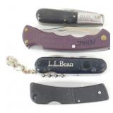 Group of Pocket Knives