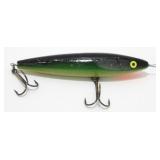 Vintage Wood Musky Fish Lure - Large Hooks.