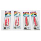 Four (4) Pot-O-Gold Fish Lures/Daredevils in the