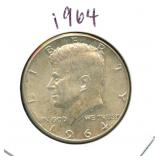 1964 Kennedy Silver Half Dollar