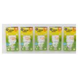 * Lot of 5 GE Energy Smart Spiral CFL Light Bulbs