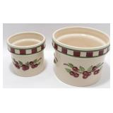 * Tender Hearts Apple Canisters