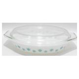 * Pyrex Empire Golden Scroll Casserole
