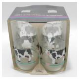 * Vintage NOS Libbey Country Cow Tumblers