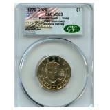 1776-2026 President Donald Trump $1 CAC MS63