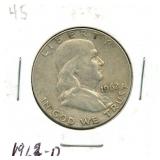1962-D Franklin Silver Half Dollar