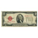 1928-G $2 Red Seal Legal Tender U.S. Note