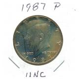 1987-P Uncirculated Kennedy Half Dollar