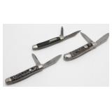 3 Pocket Knives - Two Imperial and One Frontier.