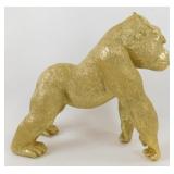 Gold-Tone Gorilla Figure