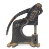Vintage 1900 Rex No. 27 Rivet/Punch Press