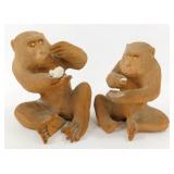 Set of Japanese (Shounachi) Monkeys