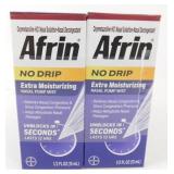 6 New Bottles of Afrin No Drip Nasal Mist - Exp:
