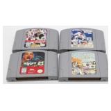 4 Nintendo 64 N64 Games