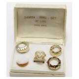 Vintage Samba Manual Wind Watch Ring Set for