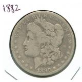 1882 Morgan Silver Dollar