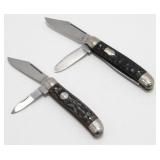 2 Imperial Pocket Knives - Three Blade and a Two