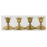 Brass Candle Holders Set of 4