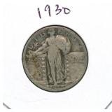 1930 Standing Liberty Silver Quarter