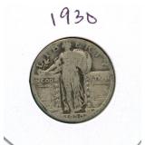 1930 Standing Liberty Silver Quarter