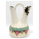 * Sharon Penn Southwestern Pottery Vase with 22k