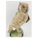 * Jim Beam Screech Owl Figural Decanter