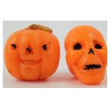 2 Small Halloween Decorative Candles -