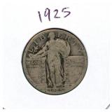 1925 Standing Liberty Silver Quarter