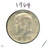 1964 Kennedy Silver Half Dollar