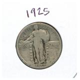 1925 Standing Liberty Silver Quarter