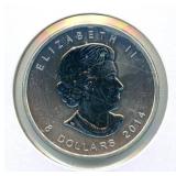 2014 Canada $8 Arctic Fox 1.5 oz 9999 Fine Silver