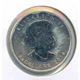 2014 Canada $8 Arctic Fox 1.5 oz 9999 Fine Silver