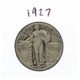 1927 Standing Liberty Silver Quarter