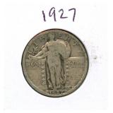 1927 Standing Liberty Silver Quarter
