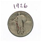 1926 Standing Liberty Silver Quarter