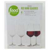 * 4 Wine Glasses (Red Wine) - New