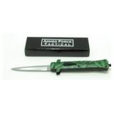 * Out-the-Front Auto Knife