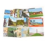 Approx. (50) 1950s & Older Michigan Post Cards