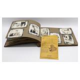 69 B&W Photos and Negatives in Leather Album
