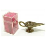 Vintage Brass Incense Lamp with Lid