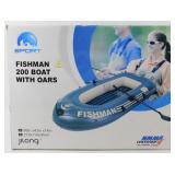 * NIB Fishman 200 Boat with Oars