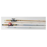 ** 2 Fishing Poles - 6' Kodiak Pole with a Compac