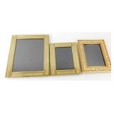Pair of Gold-Tone Williamsburg Heavy Ornate Solid