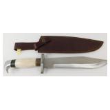 10' Blade (Overall 15') Bowie Knife with Leather