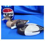 Dick Robinson Pintail hen decoy and Lester H.